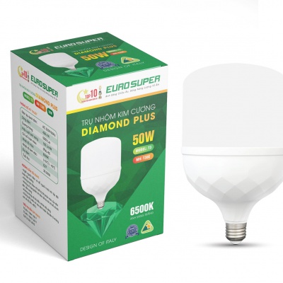 ĐÈN LED TRỤ NHÔM KIM CƯƠNG 50W