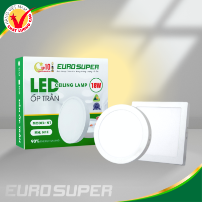 ĐÈN LED ỐP TRẦN TRÒN 18W