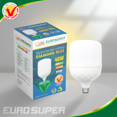 ĐÈN LED TRỤ NHÔM KIM CƯƠNG 40W