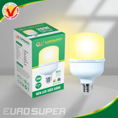 ĐÈN  LED TRỤ NHỰA E20 ASV
