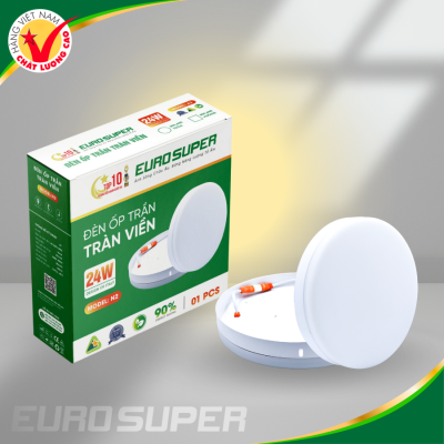 ĐÈN LED ỐP TRẦN TRÀN VIỀN 24W TRÒN 