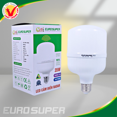 ĐÈN TRỤ NHỰA CẢM BIẾN RADAR 35W 