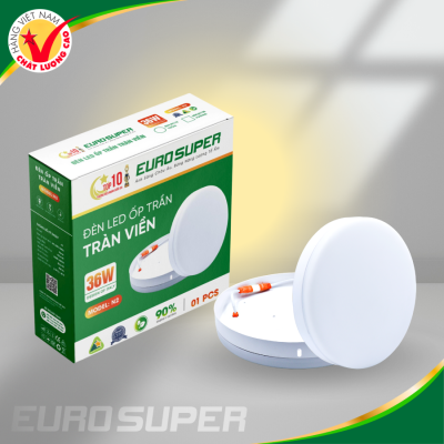ĐÈN LED ỐP TRẦN TRÀN VIỀN 36W TRÒN 
