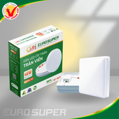 ĐÈN LED ỐP TRẦN TRÀN VIỀN 48W VUÔNG