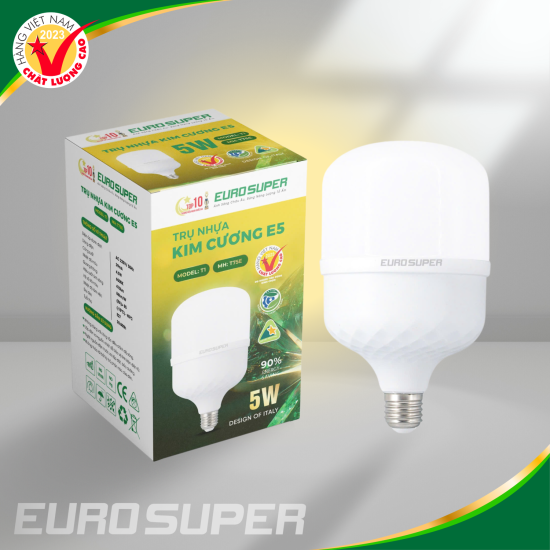 ĐÈN LED TRỤ NHỰA KIM CƯƠNG 5W