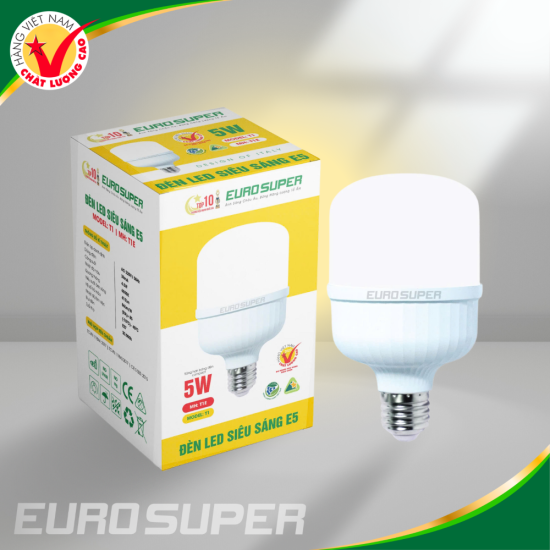 ĐÈN LED TRỤ NHỰA E5