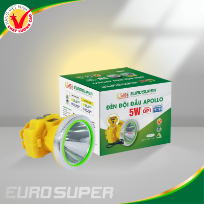 ĐÈN ĐỘI ĐẦU APOLLO VÀNG ES 5W