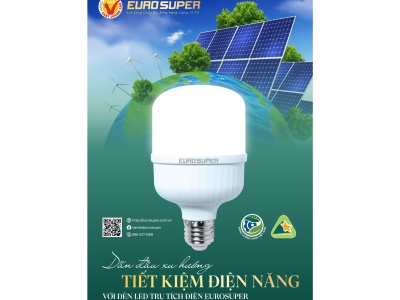 ĐÈN LED TRỤ TÍCH ĐIỆN EUROSUPER - TIỆN LỢI MỌI KHOẢNH KHẮC