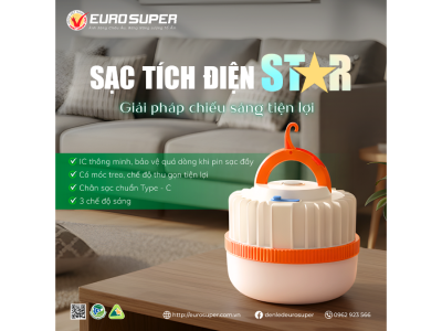 LỢI ÍCH KHI SỬ DỤNG ĐÈN LED SẠC TÍCH ĐIỆN STAR TRONG SINH HOẠT VÀ CÔNG VIỆC