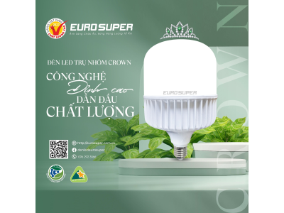 ĐÈN LED TRỤ NHÔM CROWN - SÁNG BỀN THEO THỜI GIAN