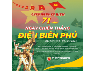 CHÀO MỪNG KỶ NIỆM 71 NĂM NGÀY CHIẾN THẮNG ĐIỆN BIÊN PHỦ (07/05/1954 - 07/05/2025)