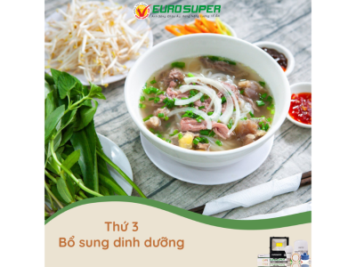 THỨ 3 - BỔ SUNG DINH DƯỠNG