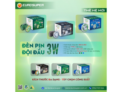 ĐÈN PIN ĐỘI ĐẦU 3W THẾ HỆ MỚI - THIẾT BỊ ĐA ỨNG DỤNG