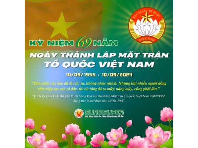 KỶ NIỆM 69 NĂM NGÀY THÀNH LẬP MẶT TRẬN TỔ QUỐC VIỆT NAM (10/09/1955-10/09/2024)