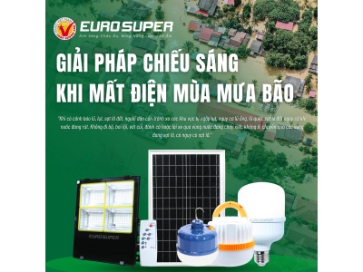 GIẢI PHÁP CHIẾU SÁNG KHI MẤT ĐIỆN MÙA MƯA BÃO