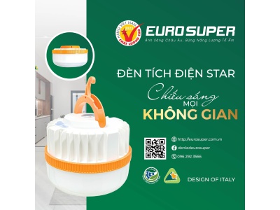 TÍNH NĂNG NỔI BẬT CỦA ĐÈN LED SẠC TÍCH ĐIỆN EUROSUPER