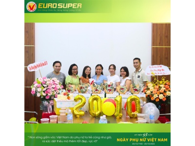 CÙNG EUROSUPER HƯỞNG ỨNG NGÀY PHỤ NỮ VIỆT NAM 20/10