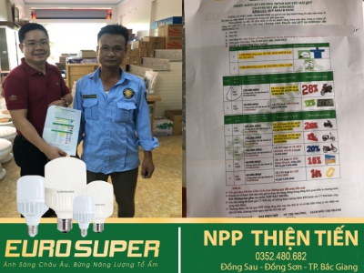 KÝ GÓI LIỀN TAY - RINH NGAY SH cùng NPP TIẾN THIỆN - EUROSUPER BẮC GIANG