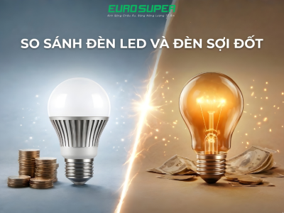 SO SÁNH ĐÈN LED VÀ ĐÈN SỢI ĐỐT – NÊN CHỌN LOẠI NÀO CHO GIA ĐÌNH VÀ CÔNG TRÌNH?