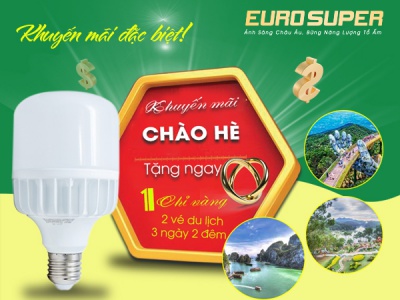 SÔI ĐỘNG CÙNG CHƯƠNG TRÌNH KHUYẾN MÃI VIP VÀO HÈ CỦA EUROSUPER.