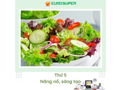 THỨ 5 - NĂNG NỔ, SÁNG TẠO