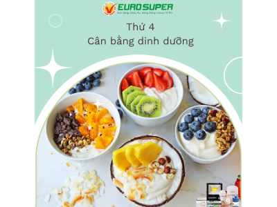 THỨ 4 - CÂN BẰNG DINH DƯỠNG