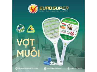 NGUYÊN LÝ HOẠT ĐỘNG VÀ CẤU TẠO CỦA VỢT MUỖI EUROSUPER