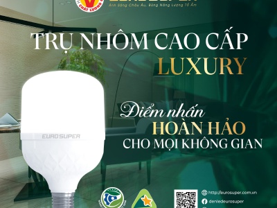 LỢI ÍCH KHI SỬ DỤNG ĐÈN LED TRỤ NHÔM LUXURY TRONG NGÔI NHÀ BẠN