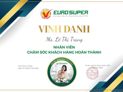 VINH DANH NHÂN VIÊN CHĂM SÓC KHÁCH HÀNG CÓ THÀNH TÍCH TỐT