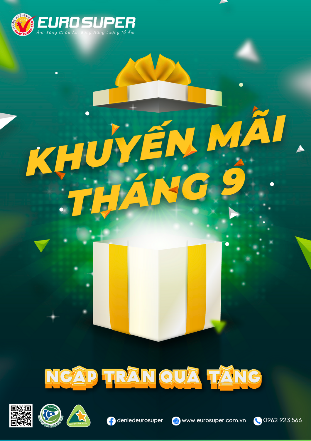 CHƯƠNG TRÌNH KHUYẾN MÃI THÁNG 09