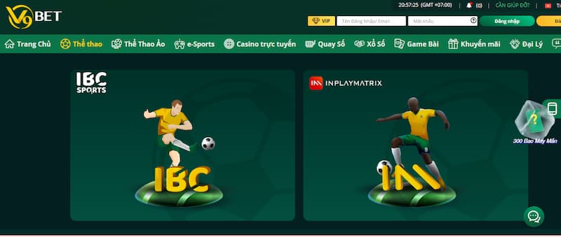 Liệt kê các danh mục cá cược tại nhà cái V9bet