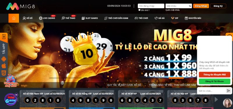Nhà cái MIG8 chào đón mọi người chơi